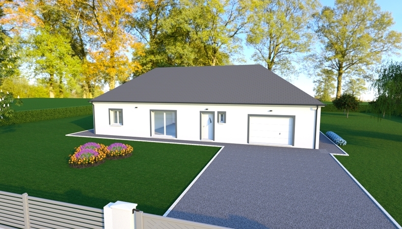 Constructeur maison à saint georges  sur moulon (18110)